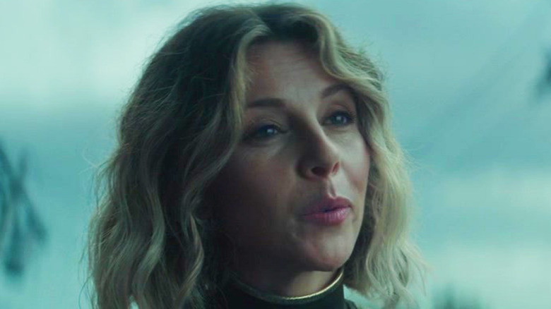 Sylvie puckering lips
