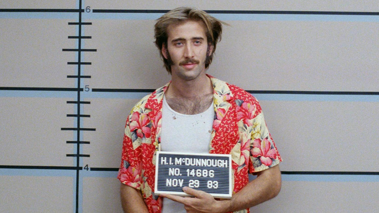 Nicolas Cage in Raising Arizona