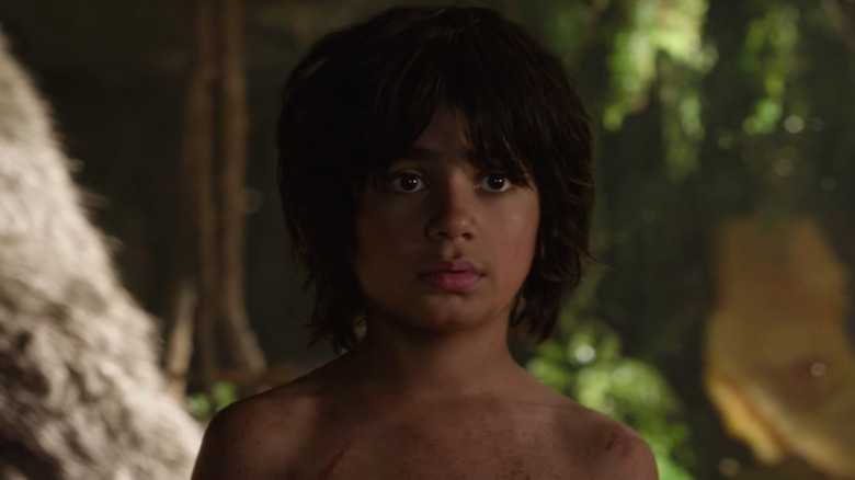 Mowgli in the jungle