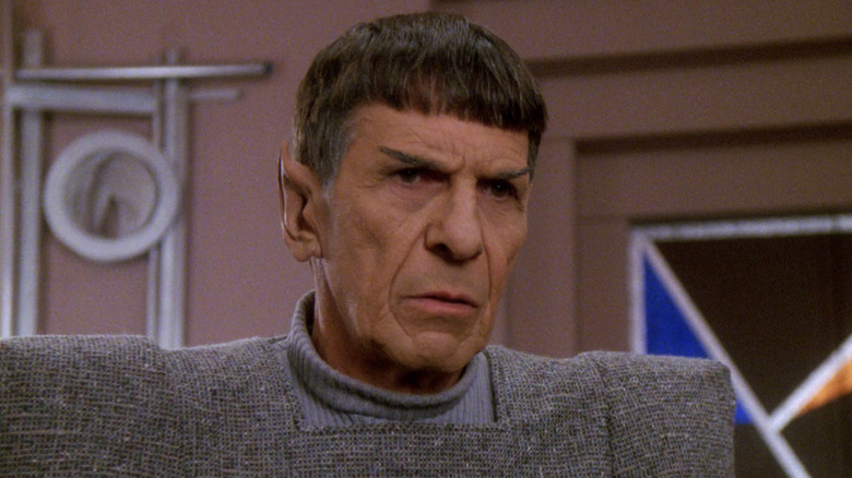Spock tilts his head