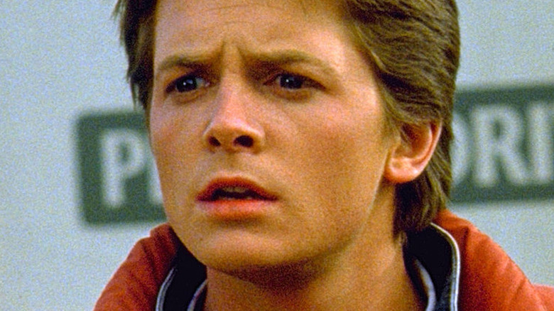 Marty McFly looking intrigued 