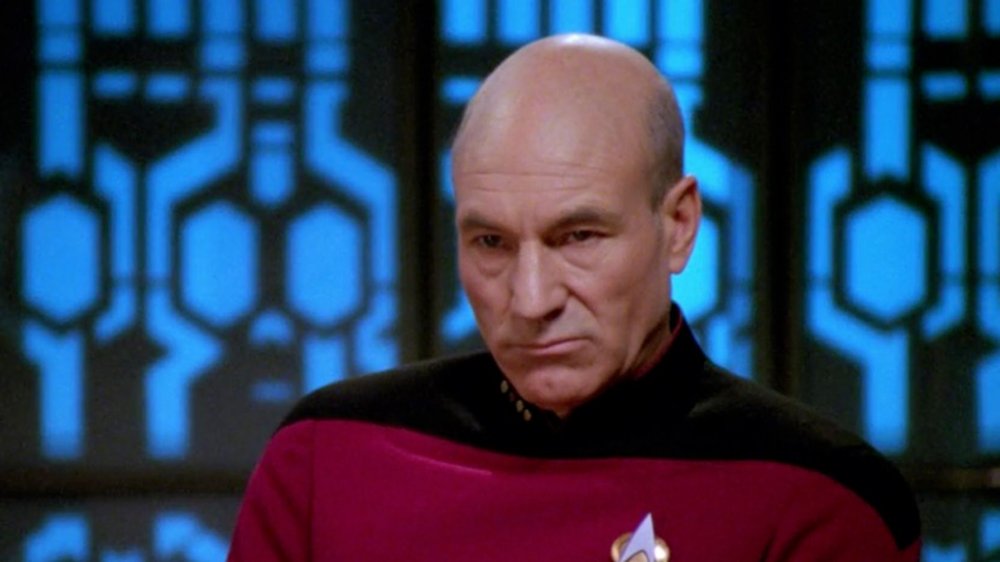 Patrick Stewart as Jean-Luc Picard in "The Drumhead"