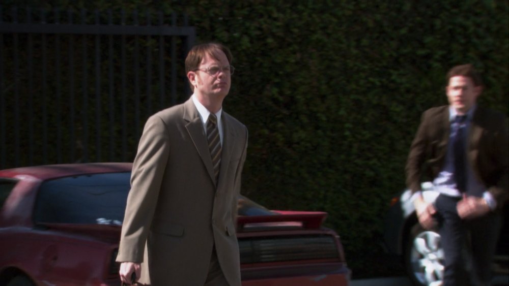 John Krasinski and Rainn Wilson in The Office