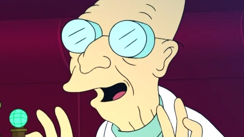 Professor Farnsworth excited