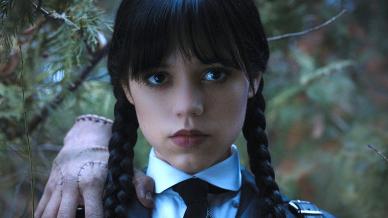 Wednesday Addams looking off 