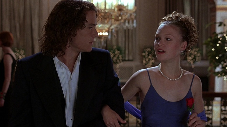 Heath Ledger as Patrick and Julia Stiles as Kat in 10 Things I Hate About You