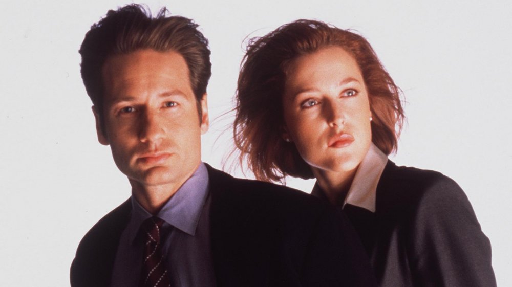 David Duchovny and Gillian Anderson in The X-Files