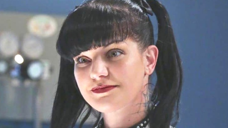 ECU of Pauley Perrette as Abby in NCIS