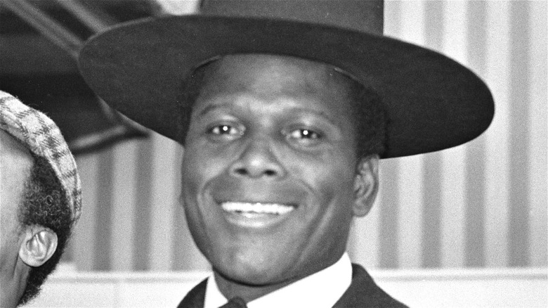 Sidney Poitier smiling