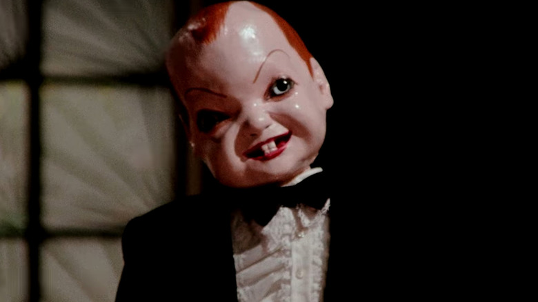 Mechanical doll in Deep Red