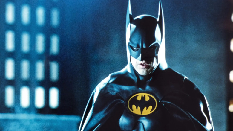 Batman on a rooftop