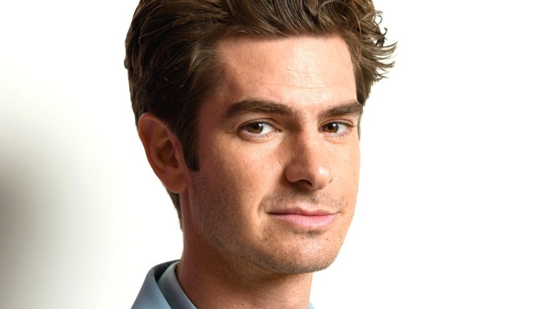 Andrew Garfield smiling