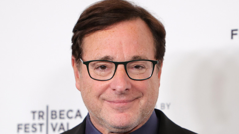 Bob Saget on the red carpet