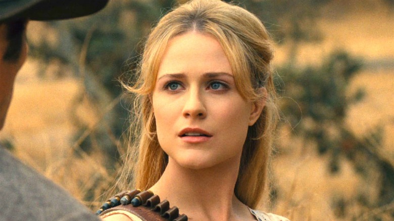 Evan Rachel Wood Dolores Westworld puzzled