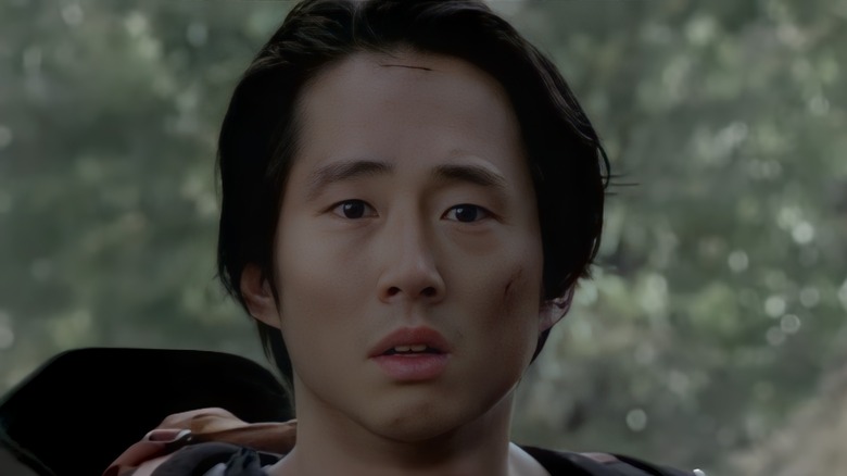 Glenn Rhee looking concerned