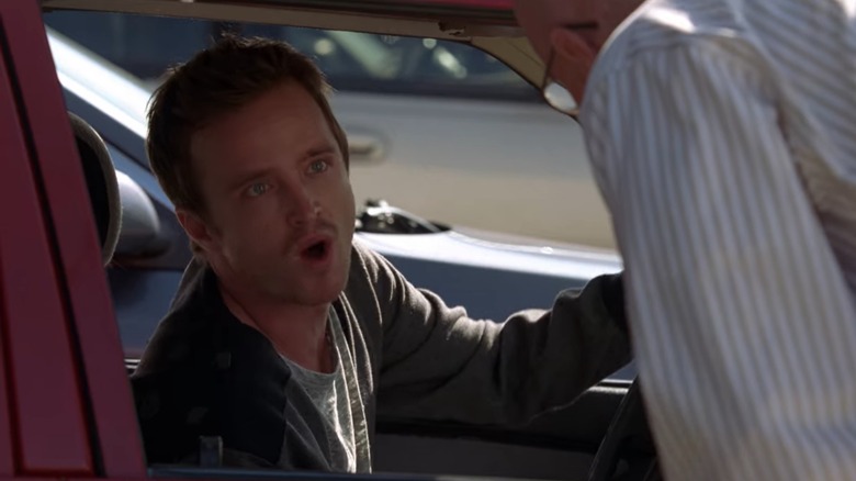 Jesse Pinkman in car