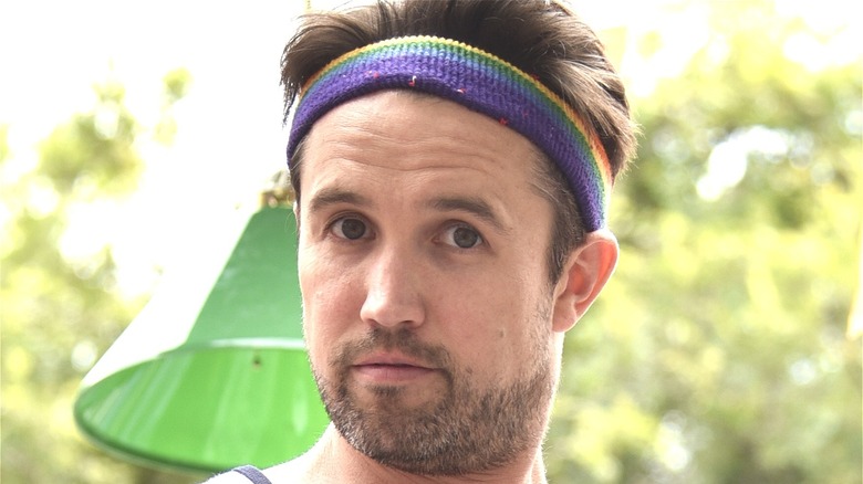 Mac with pride headband on