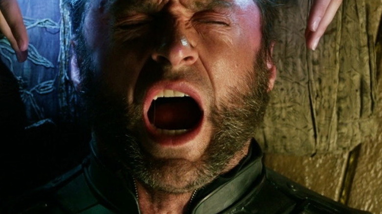 Hugh Jackman screams