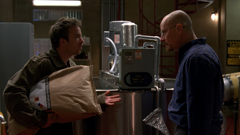 Walter and Jesse argue