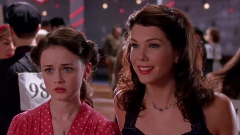 Rory and Lorelai on Gilmore Girls