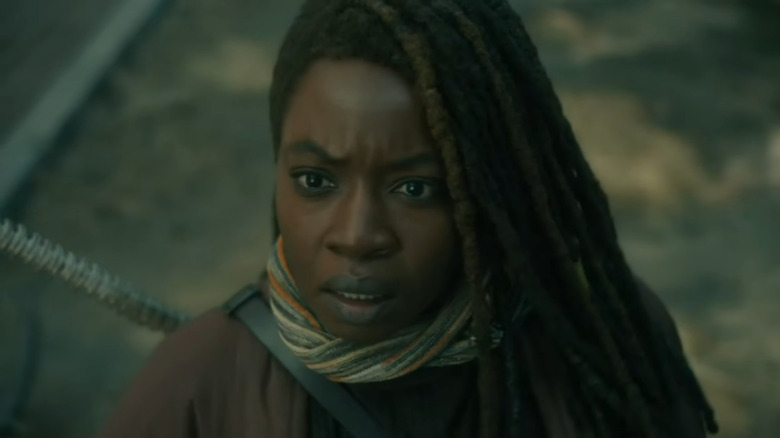 Michonne looking shocked