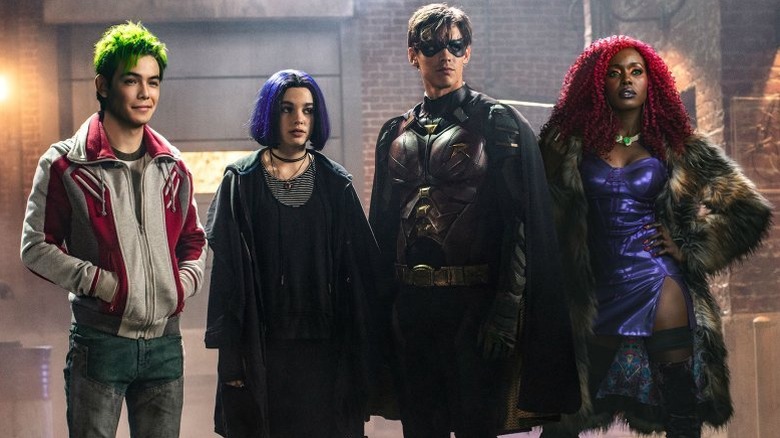 The cast of Titans