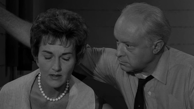 Bill Stockton looks at Grace Stockton