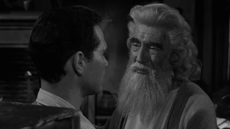 Brother Jerome talks to David Ellington