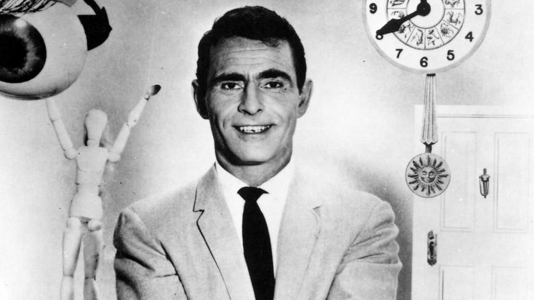 Rod Serling smiles