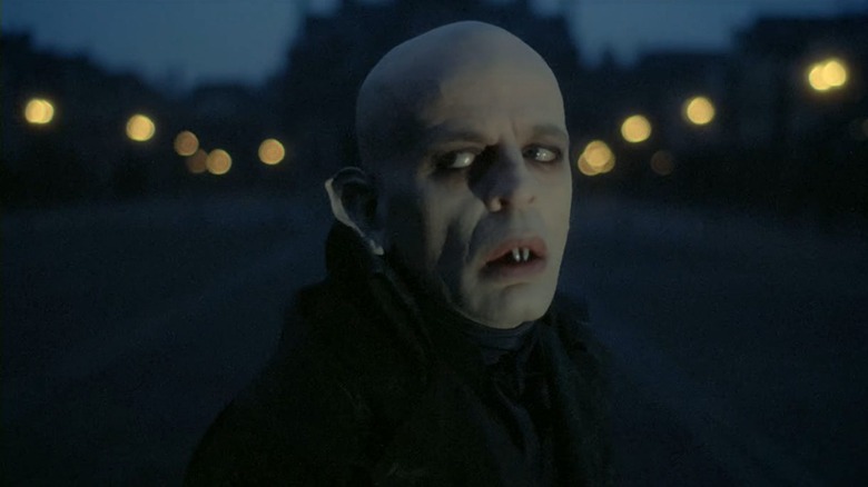 Pale vampire white eyes