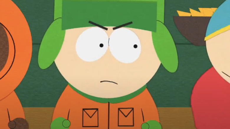 Kyle Broflovski scowling