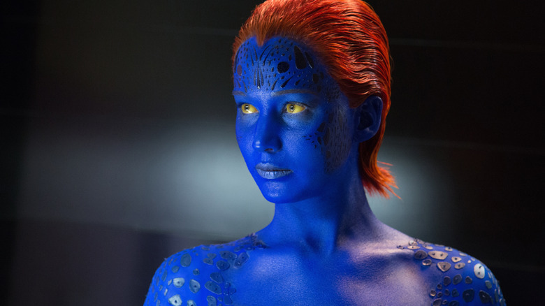 Mystique looking thoughtful in X-Men: Days of Future Past