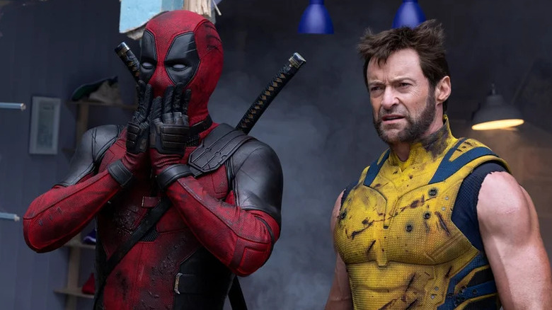 Deadpool and Wolverine looking surprised in Deadpool & Wolverine