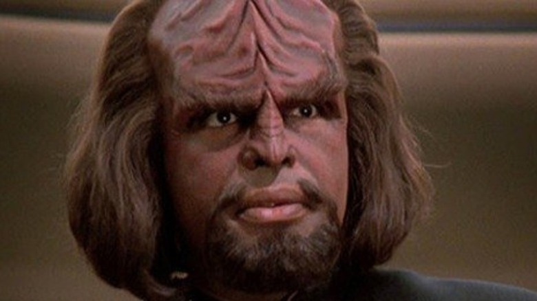 what does worf from star trek look like