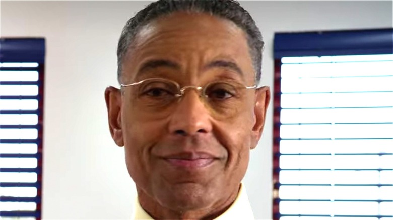Gus Fring smiling in Better Call Saul