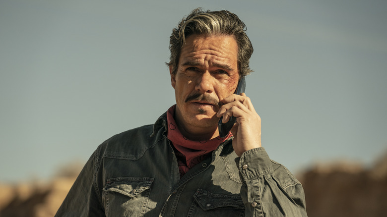 Lalo Salamanca talking on phone