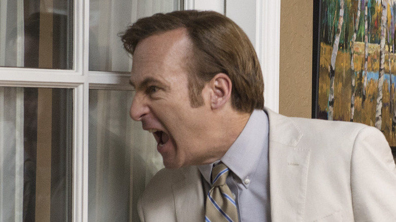 Bob Odenkirk yelling in Better Call Saul