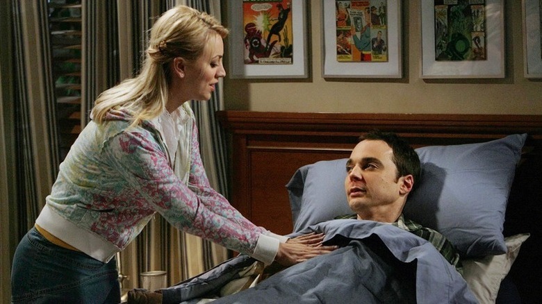 Penny singing Soft Kitty to Sheldon on The Big Bang Theory