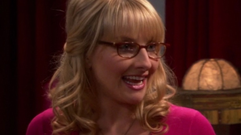 Bernadette smiling in The Big Bang Theory