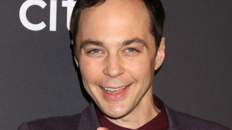 Jim Parsons smiling at camera
