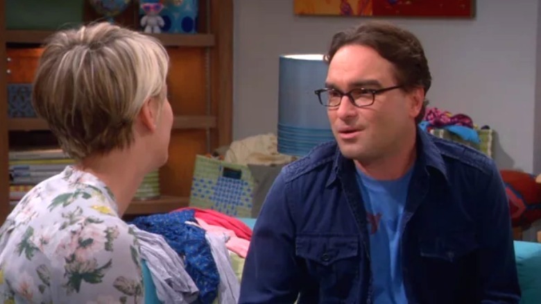 Leonard and Penny in The Big Bang Theory