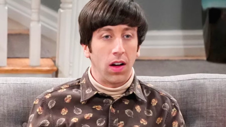 Howard Wolowitz on a couch