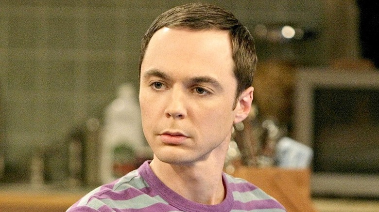 Sheldon Cooper looking thoughtful