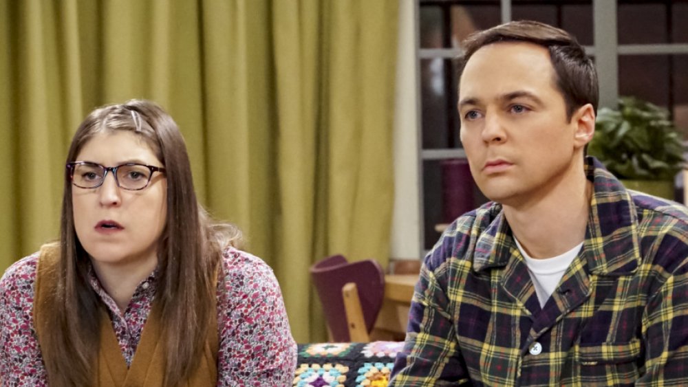 Mayim Bialik and Jim Parsons on The Big Bang Theory