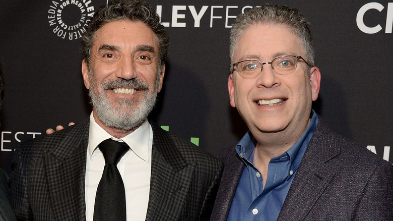 Chuck Lorre and Bill Prady at an event