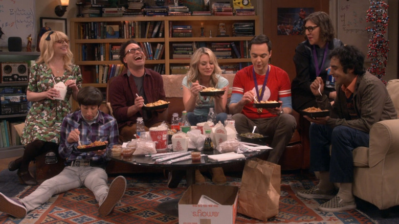 The gang's final on-screen meal on The Big Bang Theory