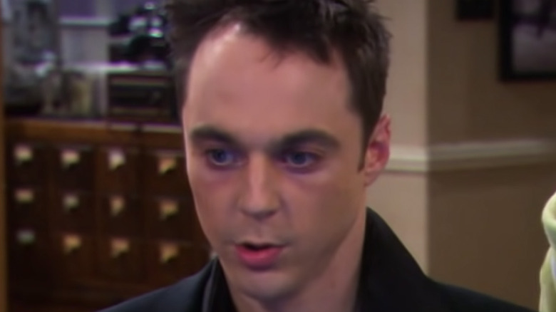 Sheldon Cooper frazzled in The Big Bang Theory