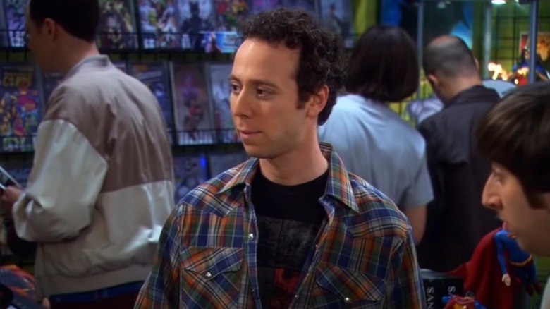 Stuart Bloom in his comic book store