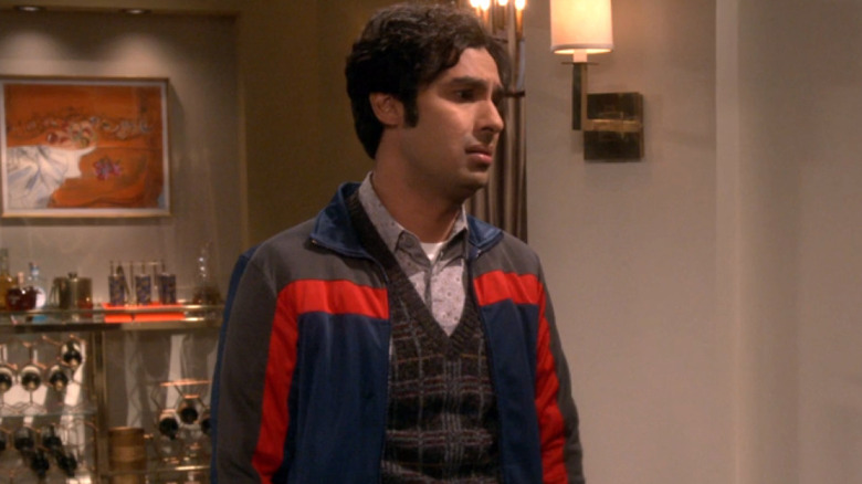 Raj Koothrappali looking sad on The Big Bang Theory