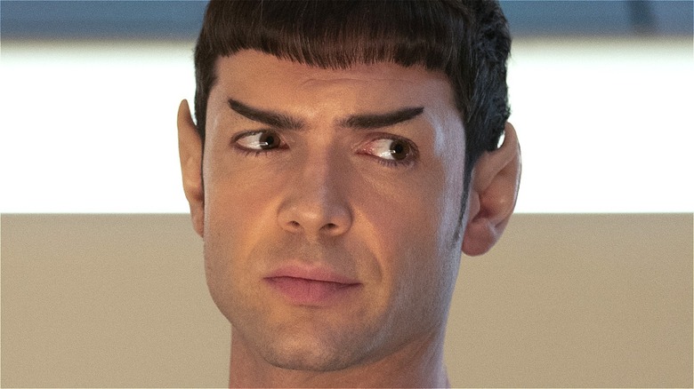 Spock analyzing a situation